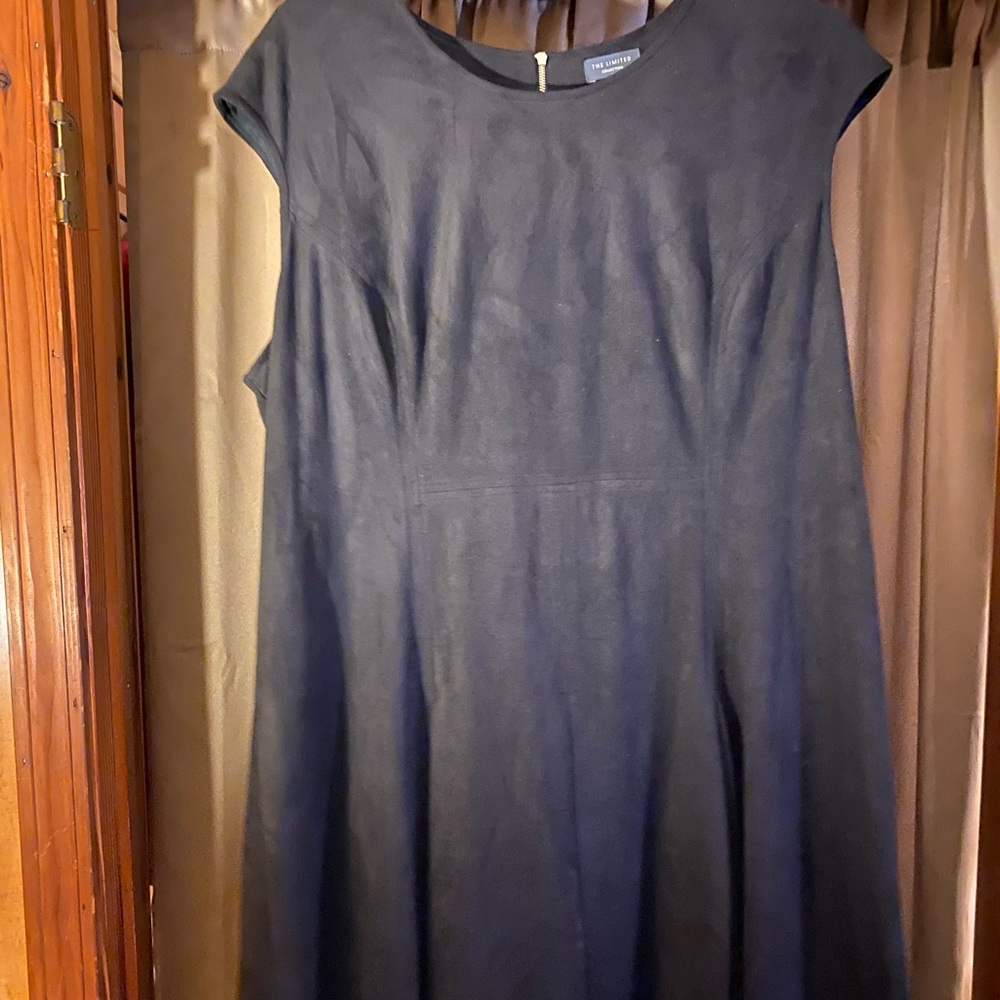 The Limited Black Suede Dress - Plus Size 2X